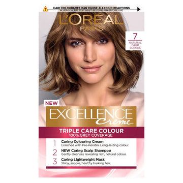 Paris Excellence Crème Permanent Hair Dye 7 Dark Blonde